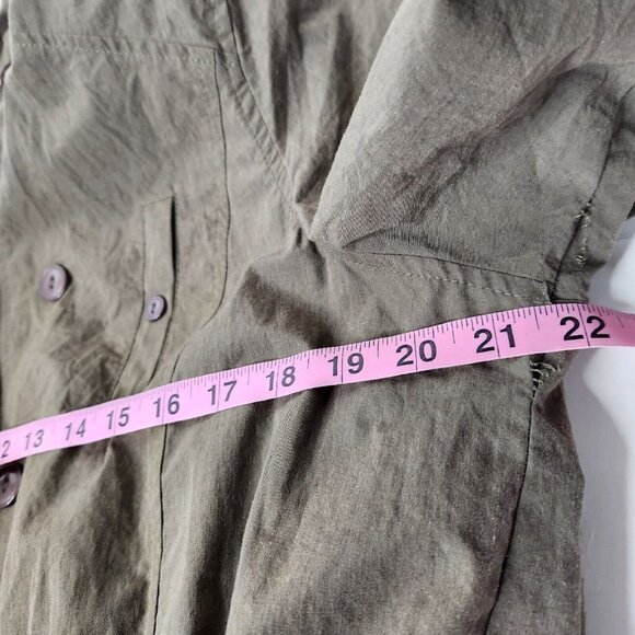 Francescas Alya Women's Size XL Utility Jacket Green Hooded - Picture 9 of 10